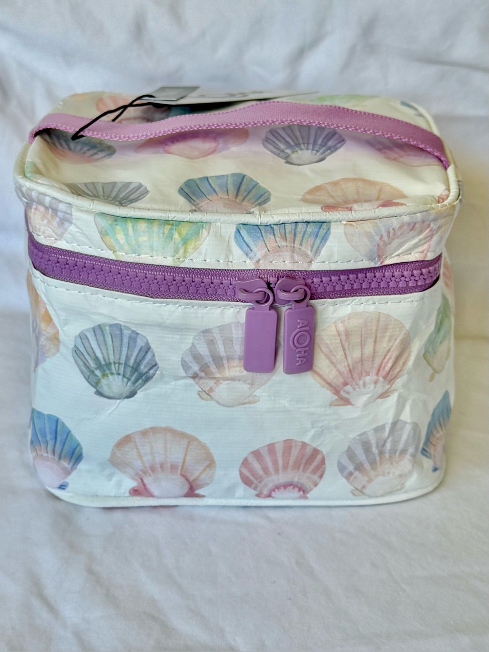 RARE NWT ALOHA Collection x Ocean Paper Shells Lucky 11 Cabin Crew Kit Bag VHTF